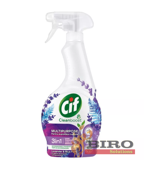 Spray pentru suprafete multiple lavanda si feriga albastra CIF, 500 ml